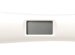 pantalla en blanco de Connected Ovulation Test